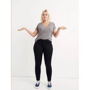 Madewell 8" Skinny Black Jean NWT